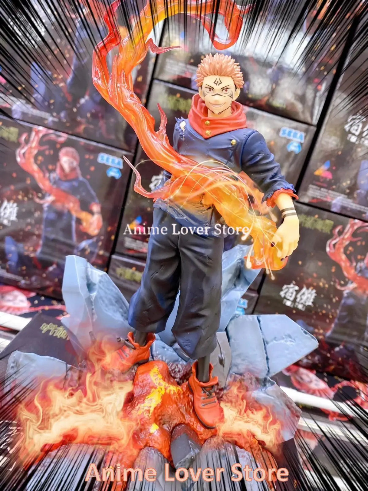 Figurine Satoru Gojo & Ryomen Sukuna - Jujutsu Kaisen - 18 cm